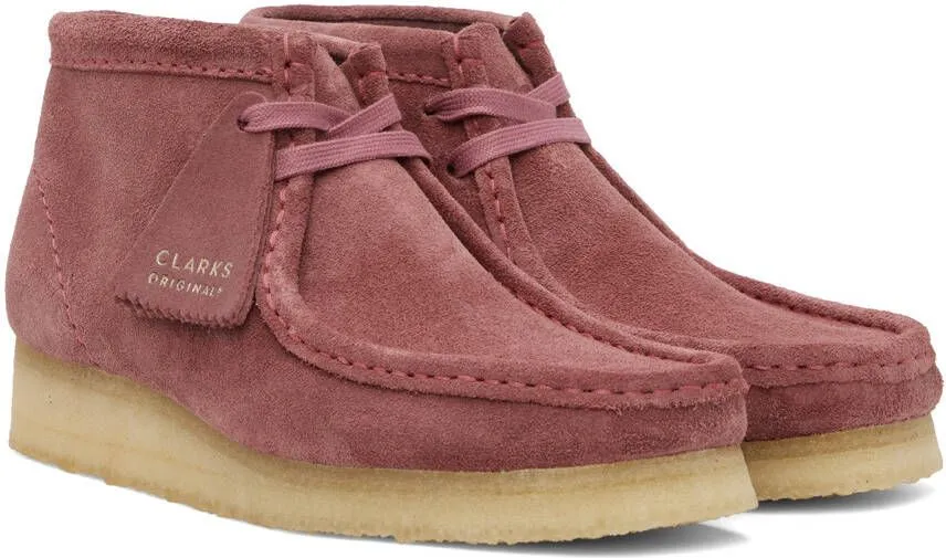 Clarks Originals Pink Wallabee Boots