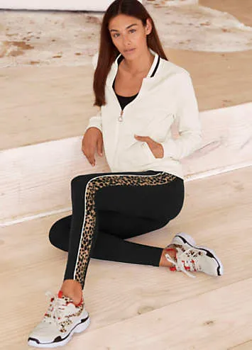 Contrast Insert Leggings