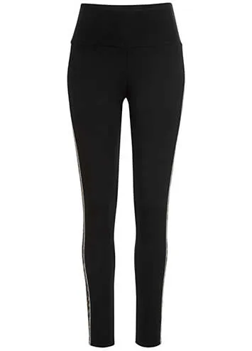 Contrast Insert Leggings