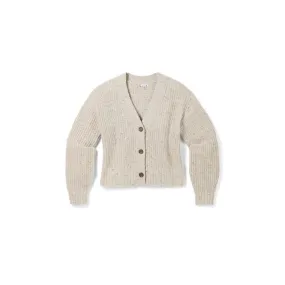 Cozy Lodge Women's Cropped Cardigan Sweater