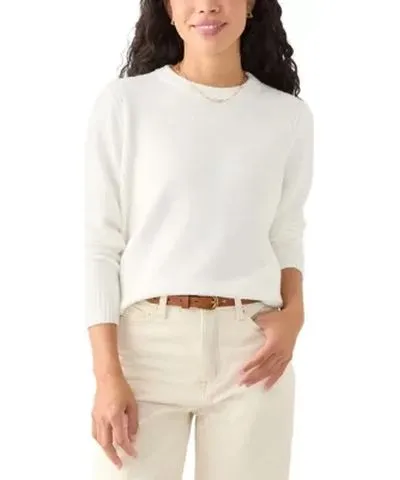 Crown & Ivy Women's Petite Rib Pullover Sweater