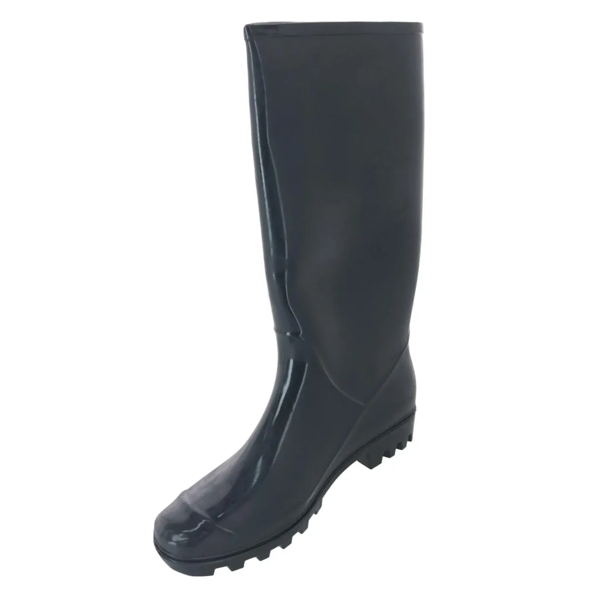 CTM Women's Waterproof Rain Boots in Solid Color