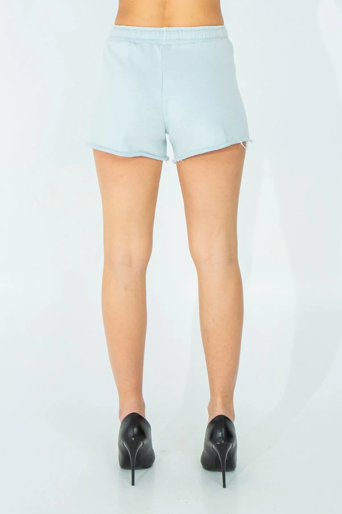 Cut-edge basic shorts