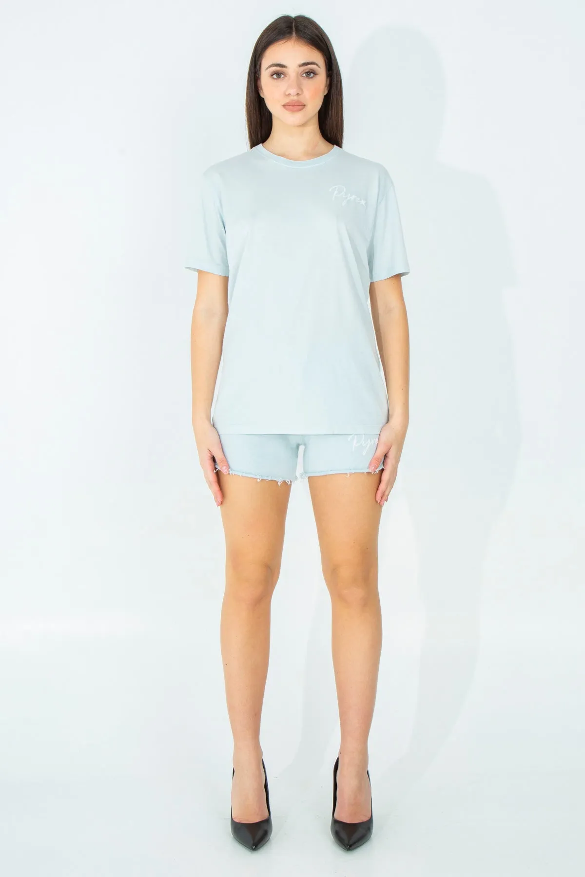 Cut-edge basic shorts