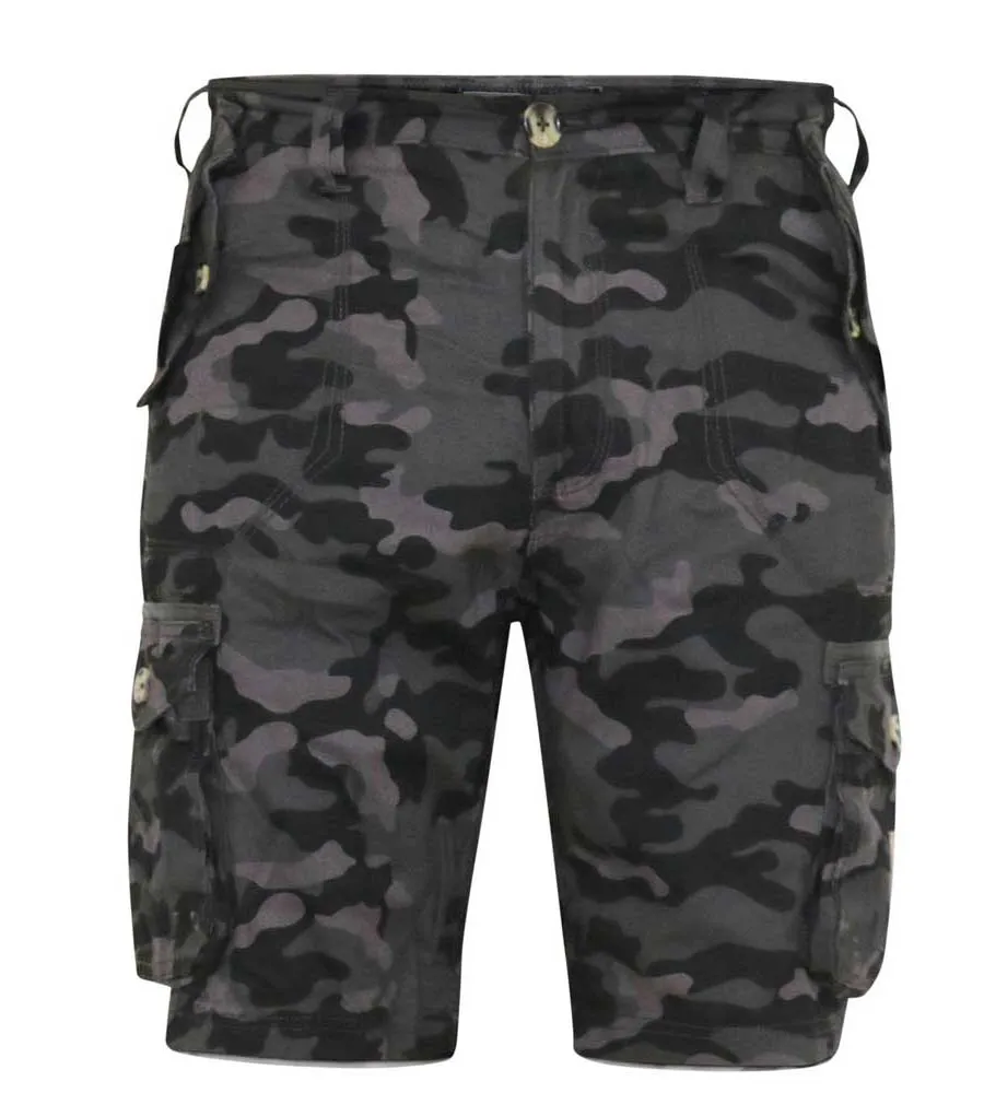 Camouflage Print Cargo Shorts for Men by D555 (ZAVIER)