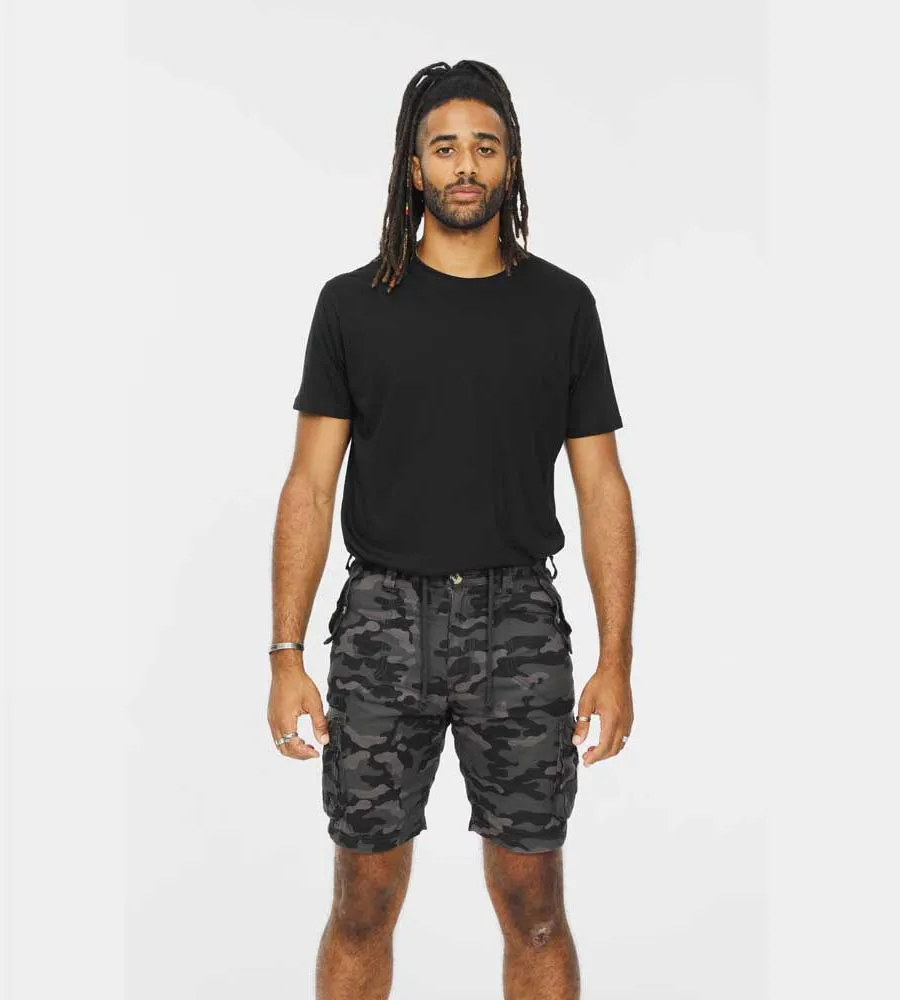 Camouflage Print Cargo Shorts for Men by D555 (ZAVIER)