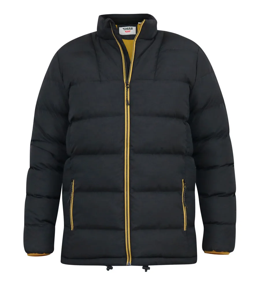 Men's Puffer Jacket with Cuffs Binding & Embroidered Badge (CRISTIANO)