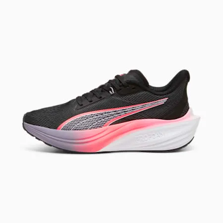 PUMA Darter Pro Unisex Running Shoes in Black and Pink