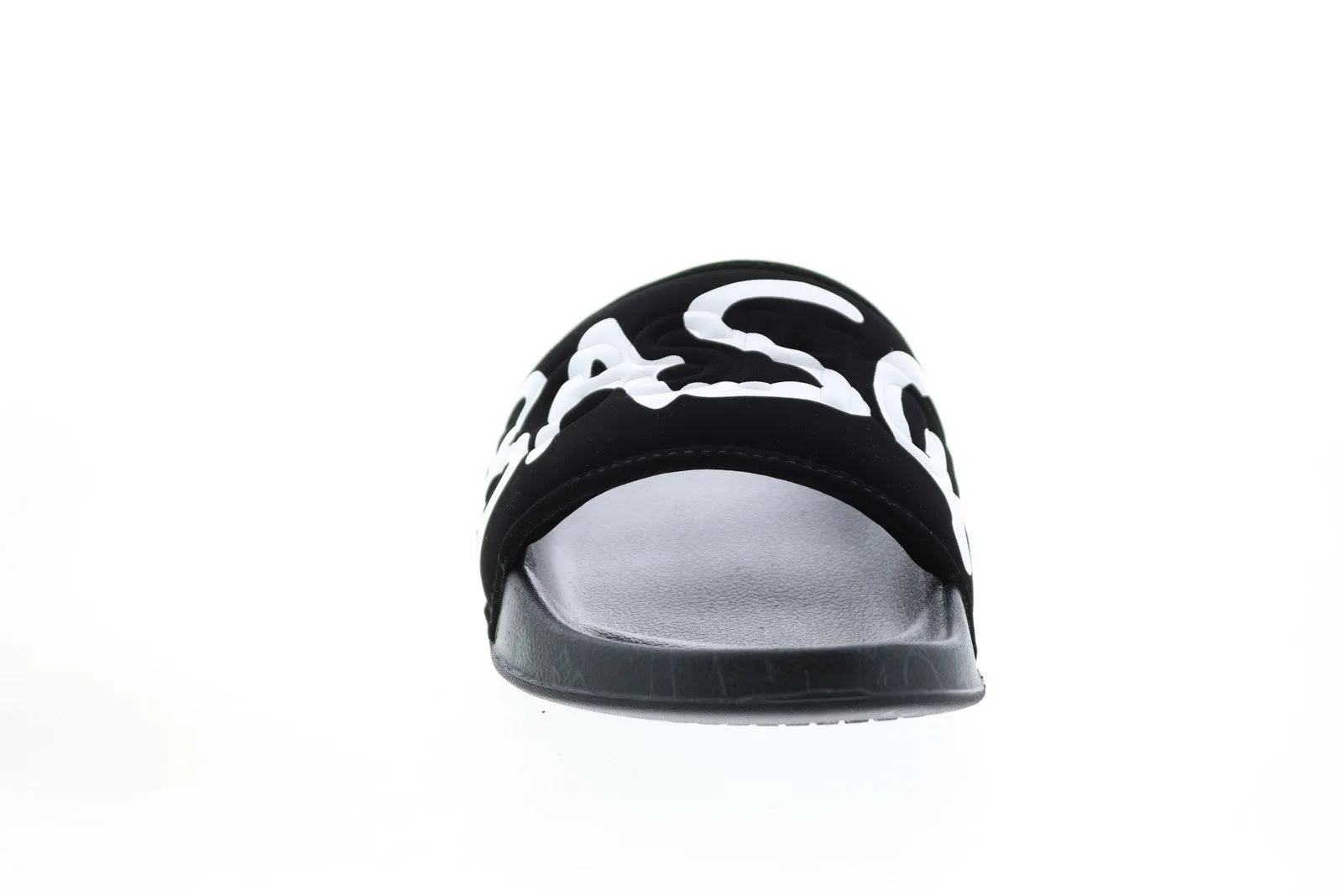 DC Basquiat Black Slip On Slides Sandals Shoes