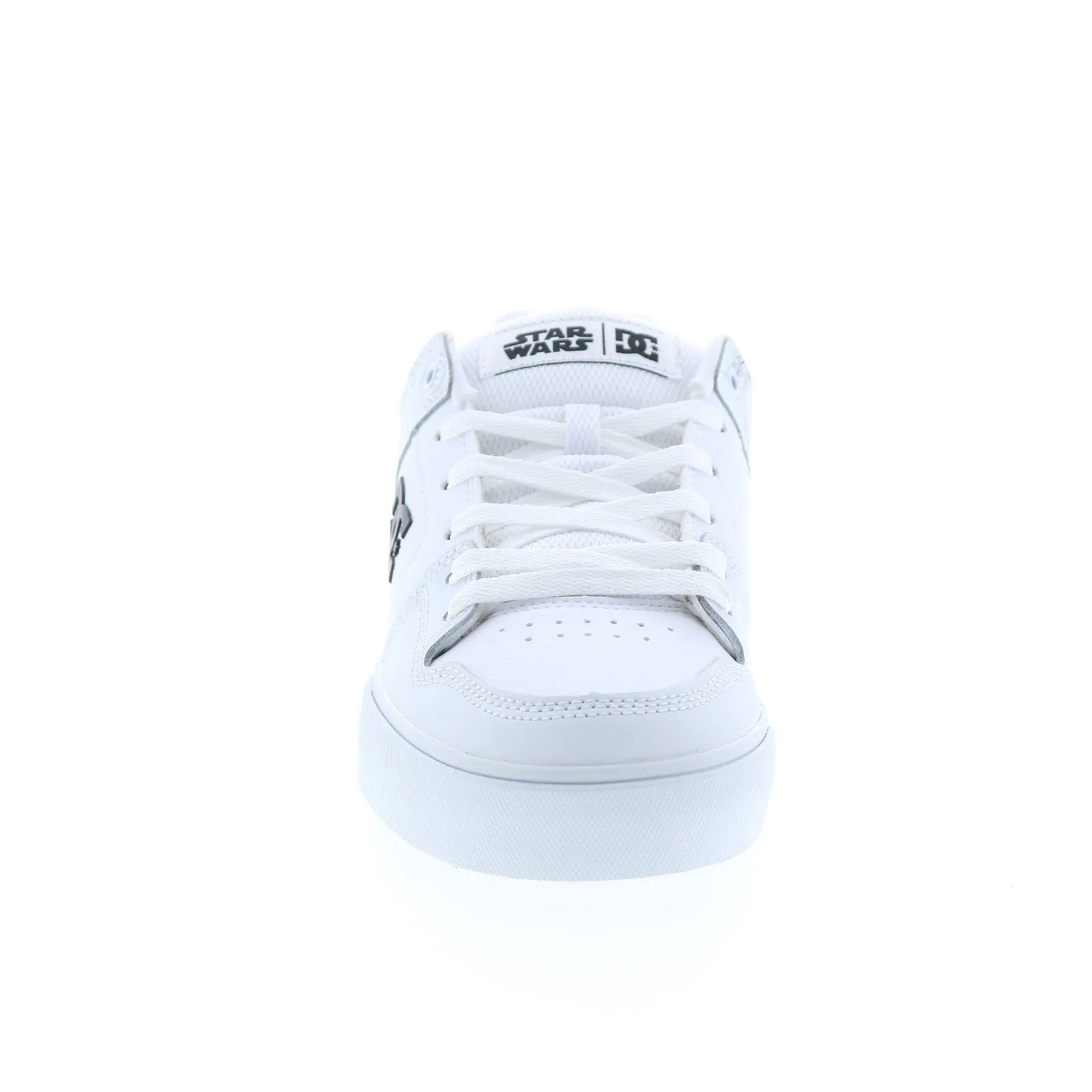 DC Star Wars Men's White Leather Sneakers - Collaboration Lace Up Shoes