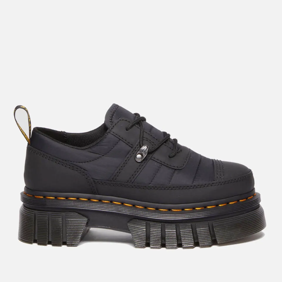 Dr. Martens Women's Audrick Quilted Nylon 3-Eye Shoes in UK 3 size