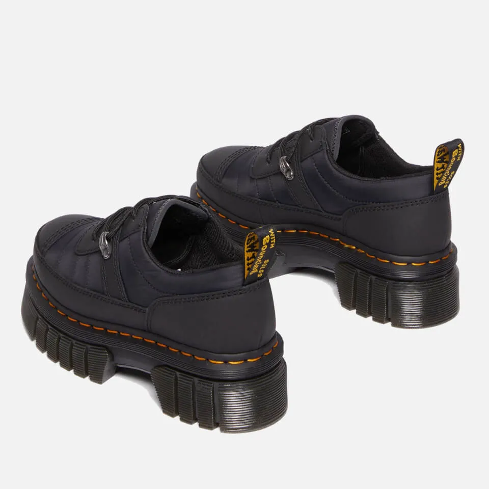 Dr. Martens Women's Audrick Quilted Nylon 3-Eye Shoes in UK 3 size