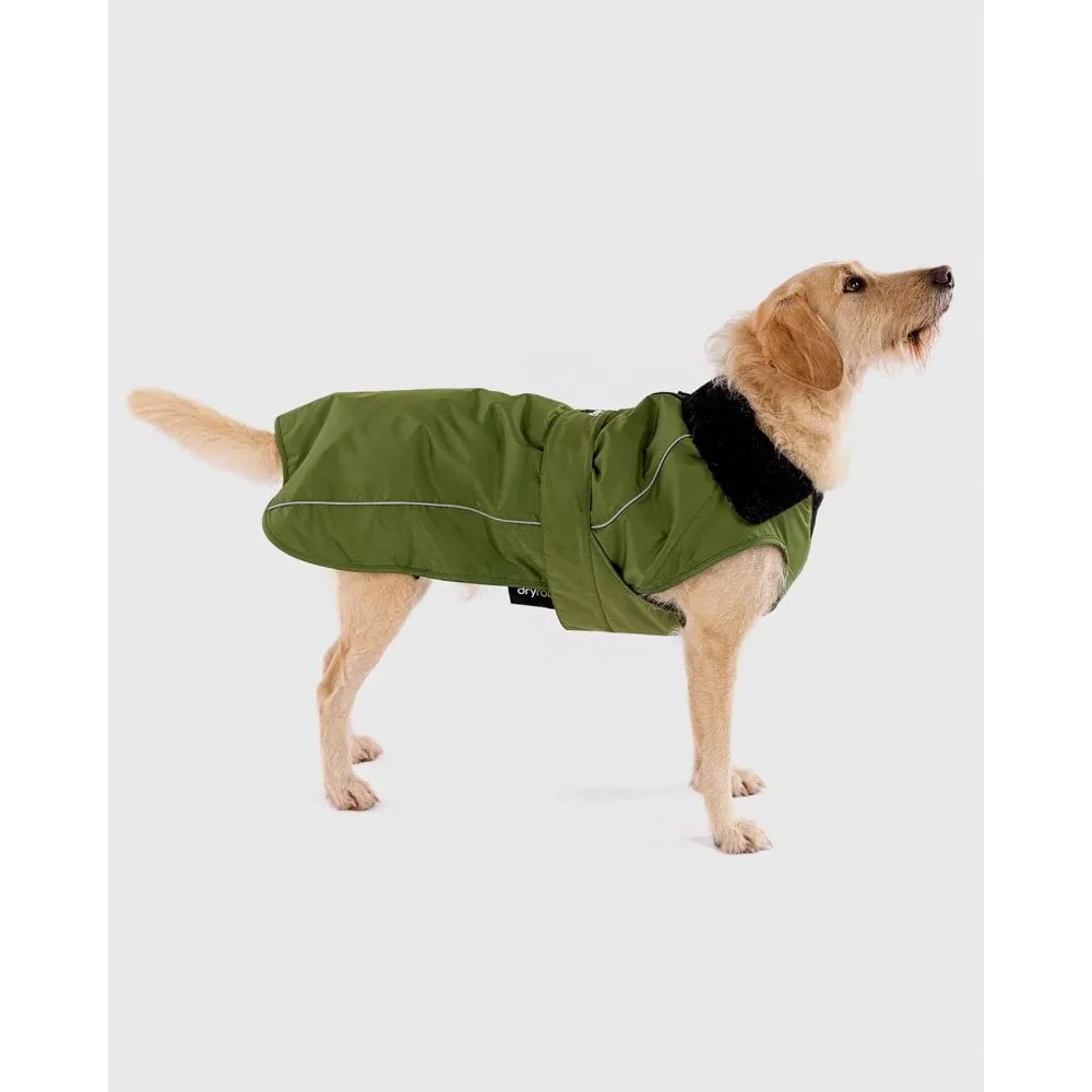 Dryrobe Dog Drying Coat Green Black