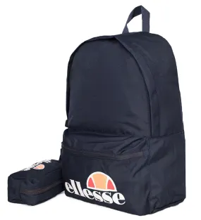 Navy Ellesse Rolby School Backpack & Pencil Case Bag