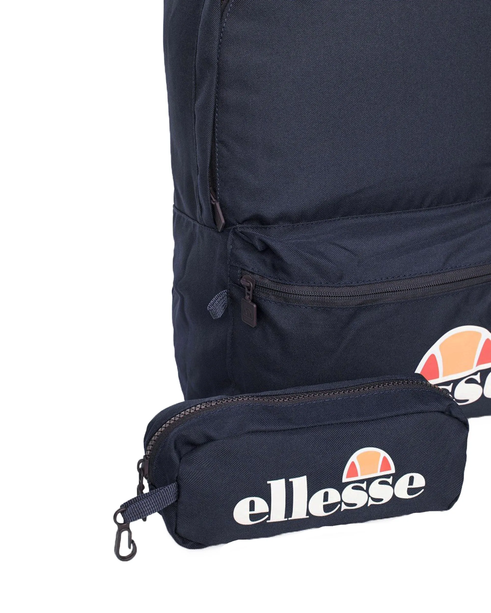 Navy Ellesse Rolby School Backpack & Pencil Case Bag