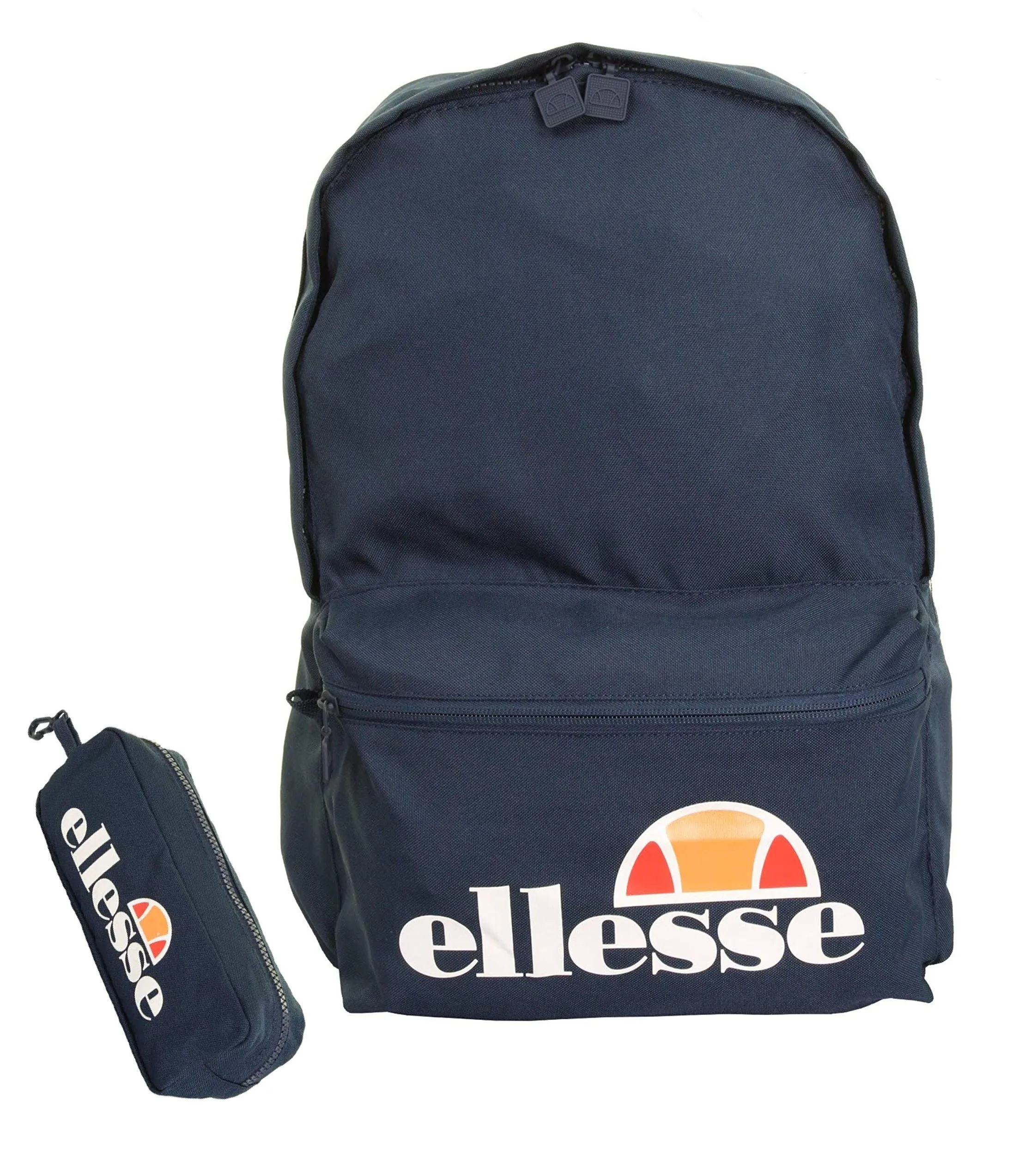 Navy Ellesse Rolby School Backpack & Pencil Case Bag