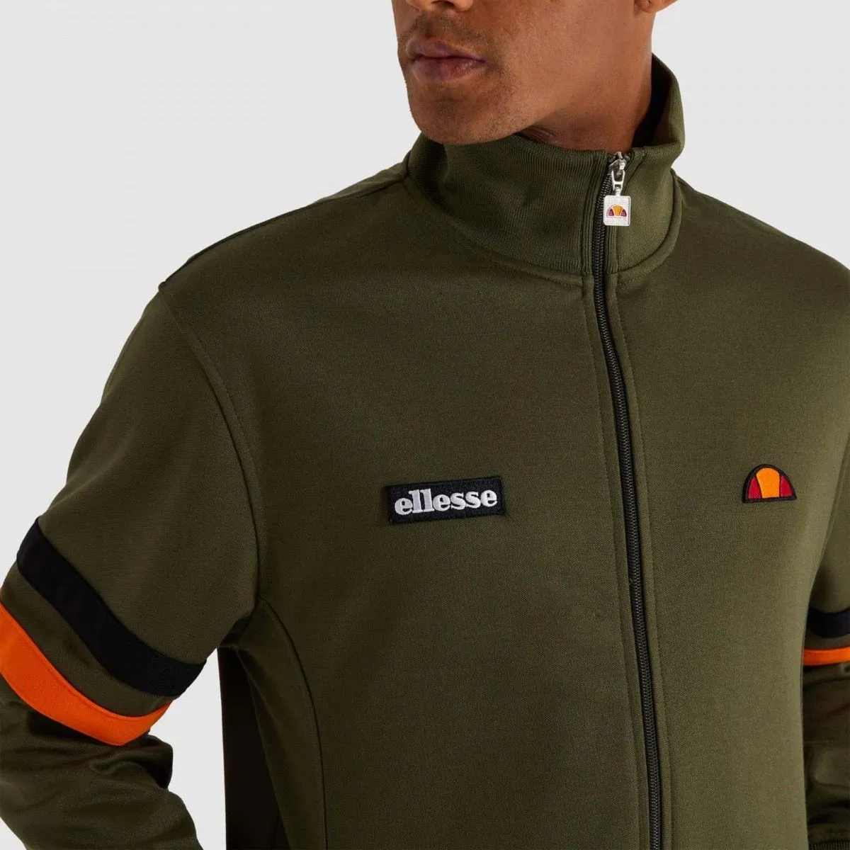 Khaki Ellesse Roma Track Jacket