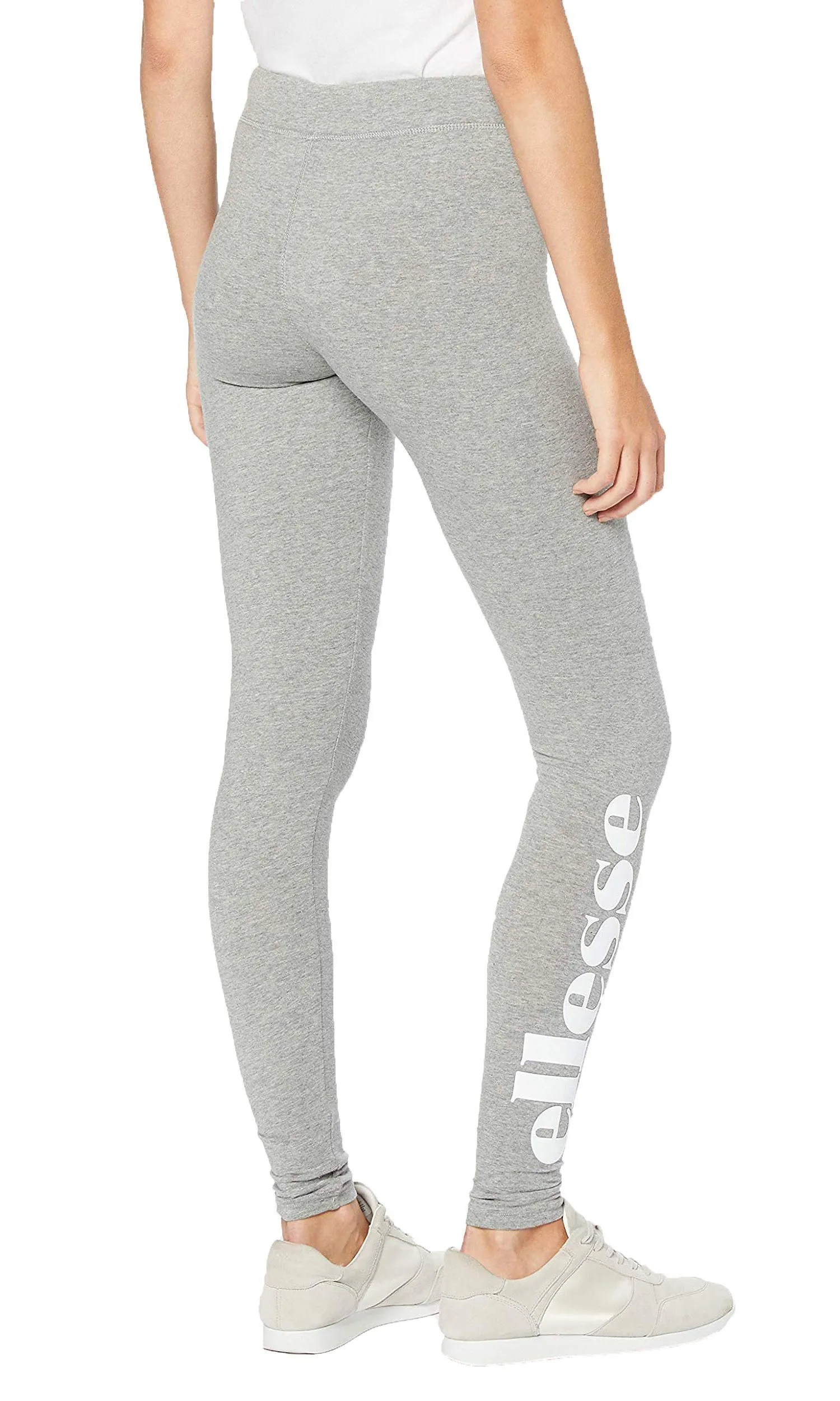 Ellesse Women's Solos Leggings Pants Grey Marl