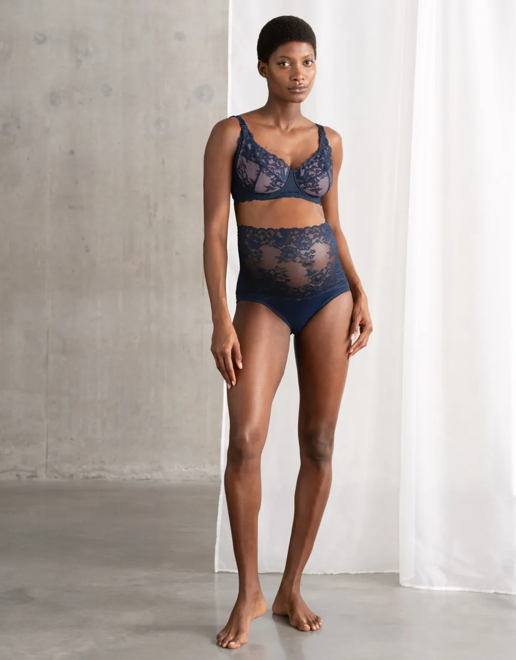 Emelia | Over Bump Lace Maternity Brief