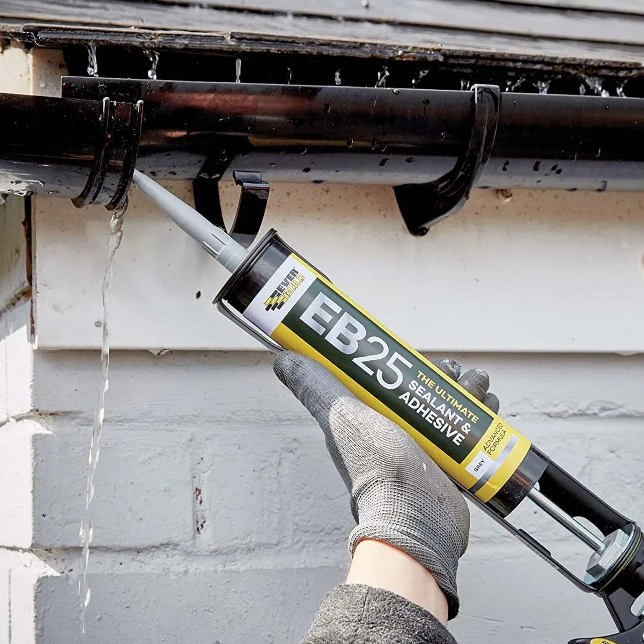 Everbuild EB25 Hybrid Sealant Adhesive Clear 300ml