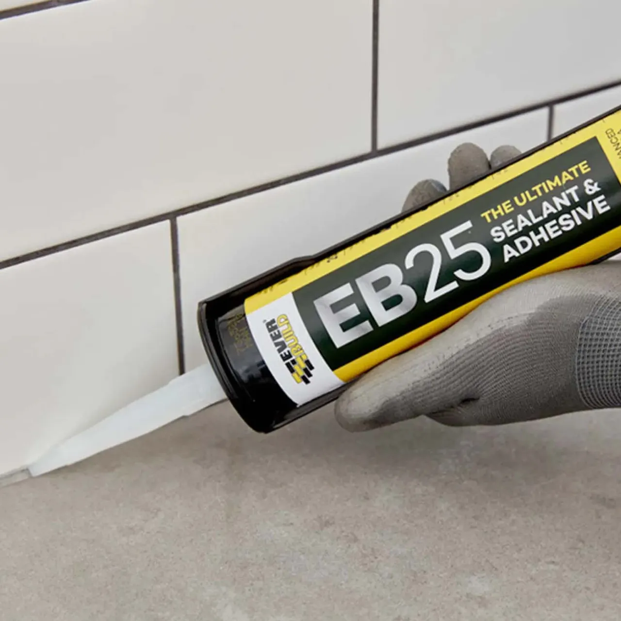 Everbuild EB25 Hybrid Sealant Adhesive Clear 300ml