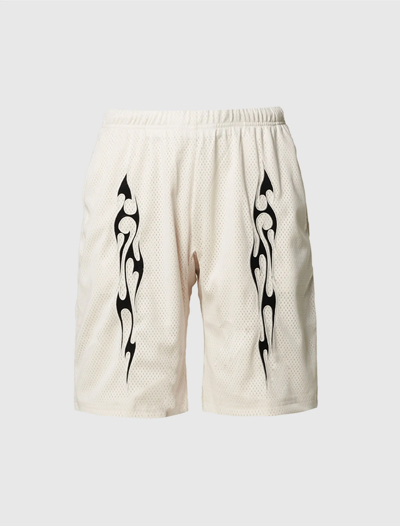 Fire Print Athletic Shorts