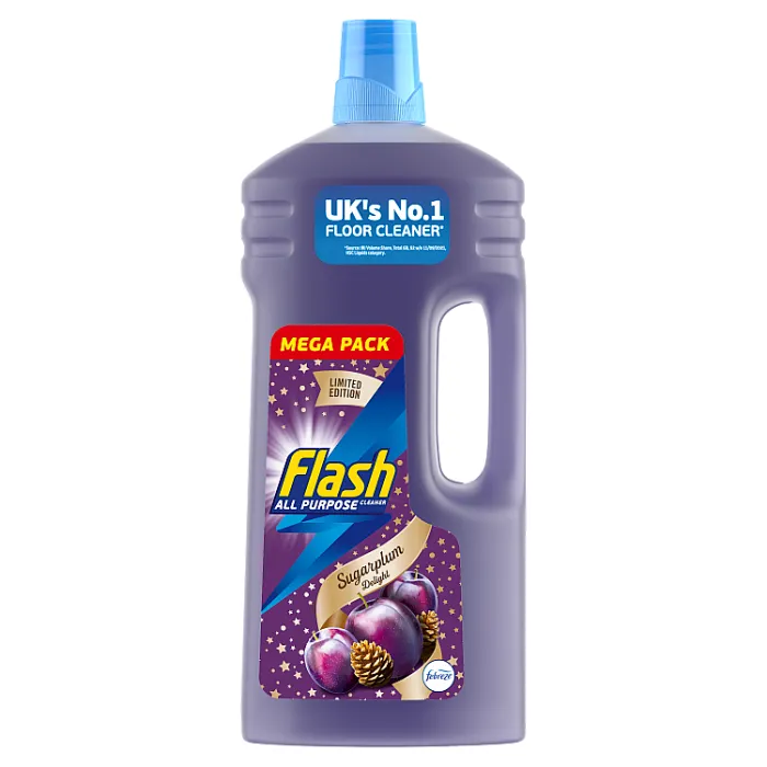 Flash Christmas Limited Edition Sugarplum Delight Multi Purpose Liquid Cleaner, 1.5L