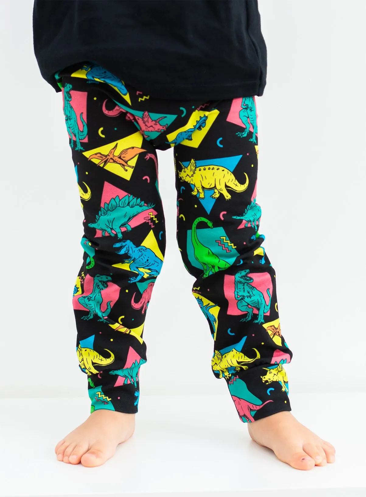 FRED & NOAH Retro Dino Leggings 3-4 Years, Trousers and leggings available for purchase at Tu