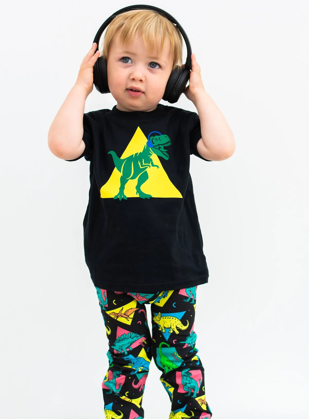 FRED & NOAH Retro Dino Leggings 3-4 Years, Trousers and leggings available for purchase at Tu