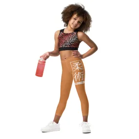 Girls' Yoga Leggings for Jiu-Jitsu Workouts - Raw Sienna