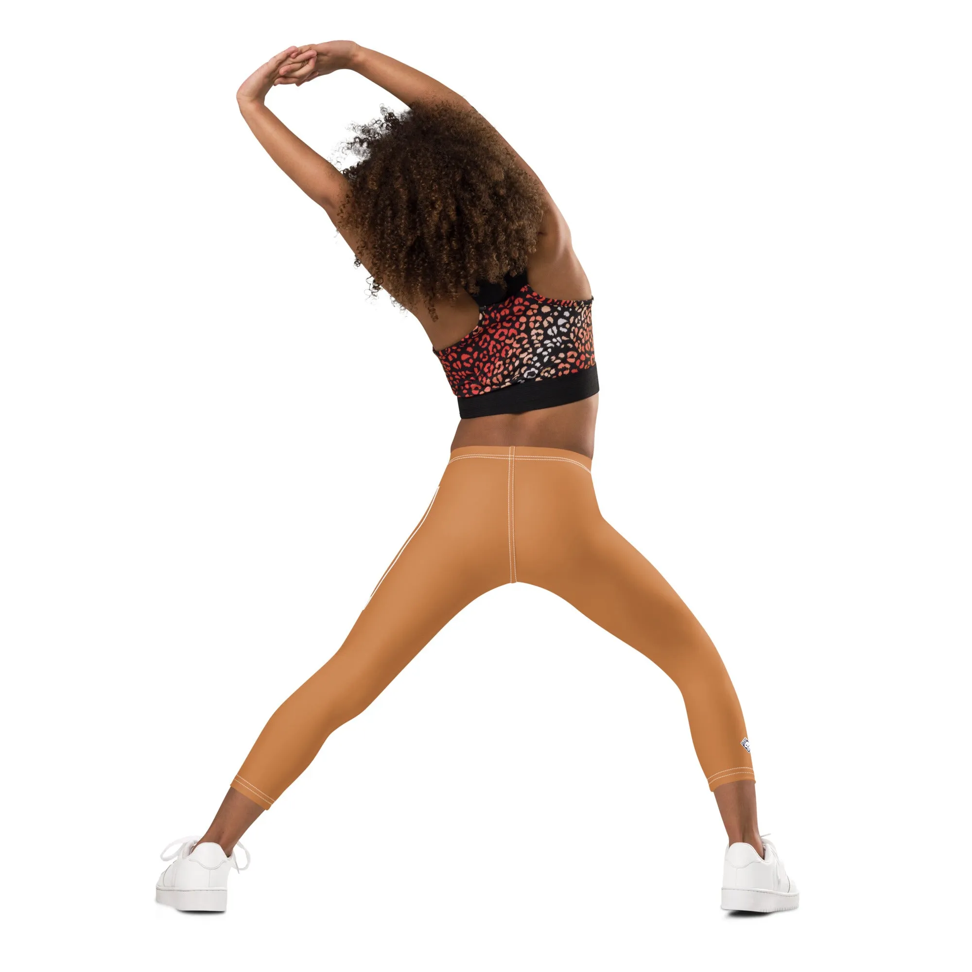 Girls' Yoga Leggings for Jiu-Jitsu Workouts - Raw Sienna