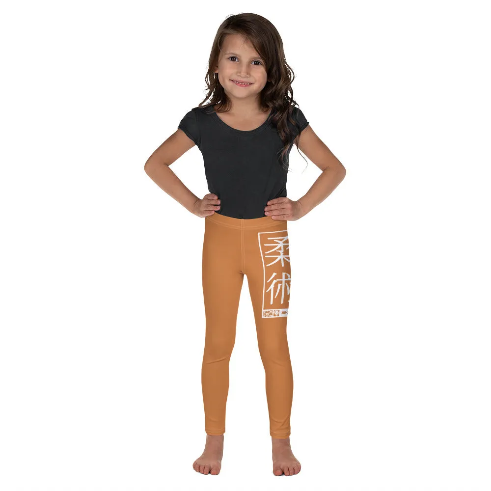 Girls' Yoga Leggings for Jiu-Jitsu Workouts - Raw Sienna