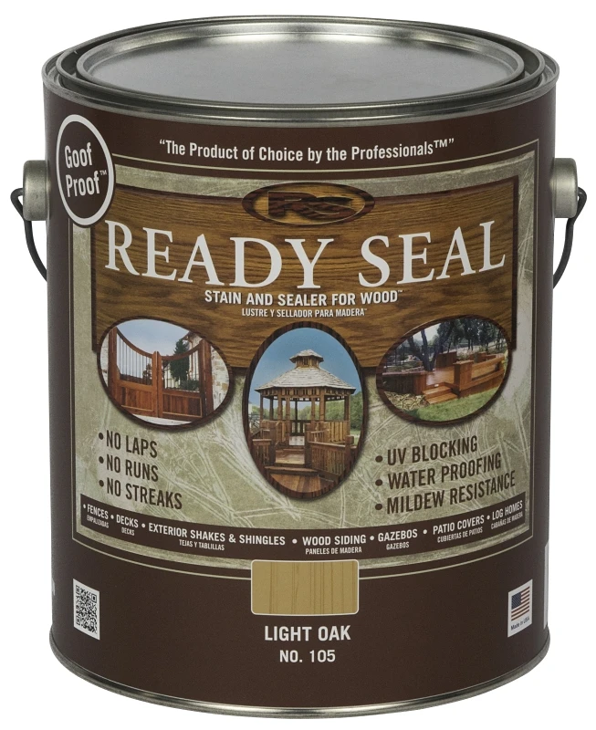 Goof Proof Semi-transparent Light Oak Oil-based Wood Stain And Sealer 1 Gallon