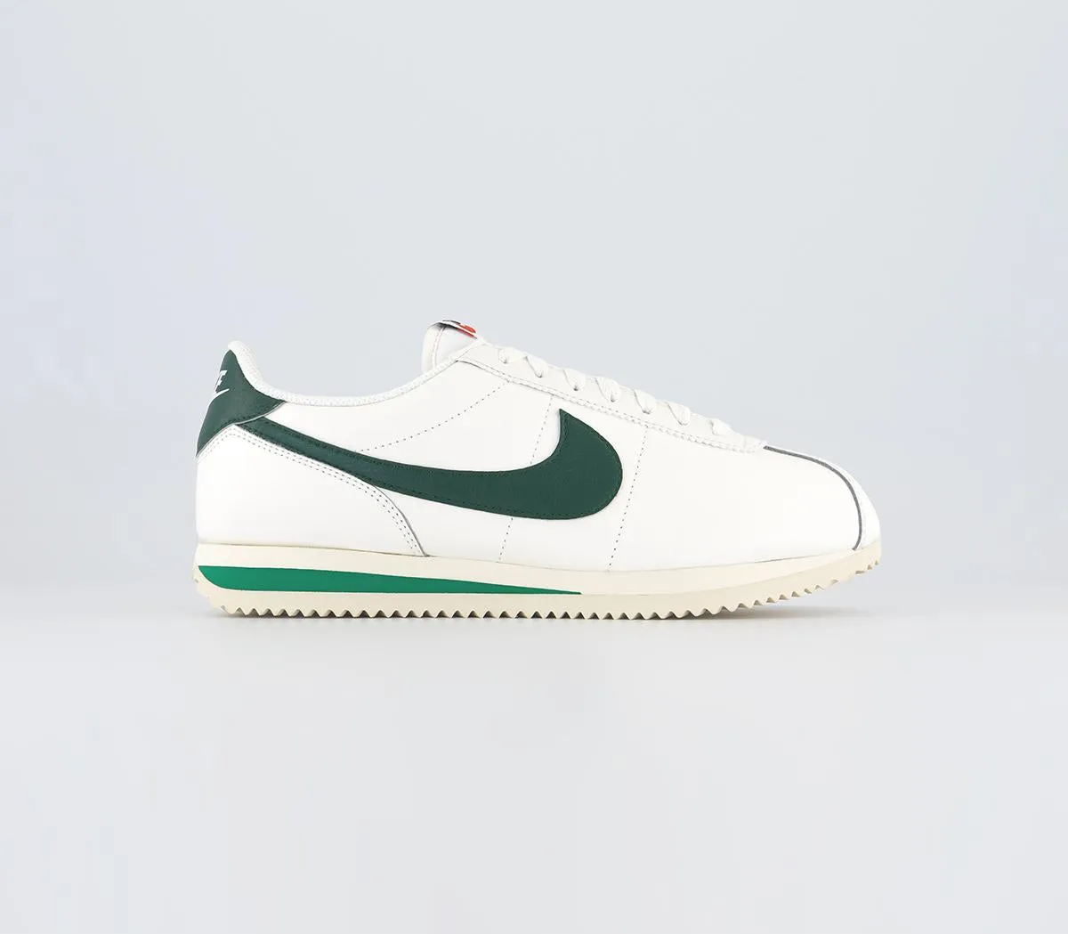 Google-friendly: Nike Cortez Sail Gorge Green Malachite Coconut Milk Team Orange Shoes