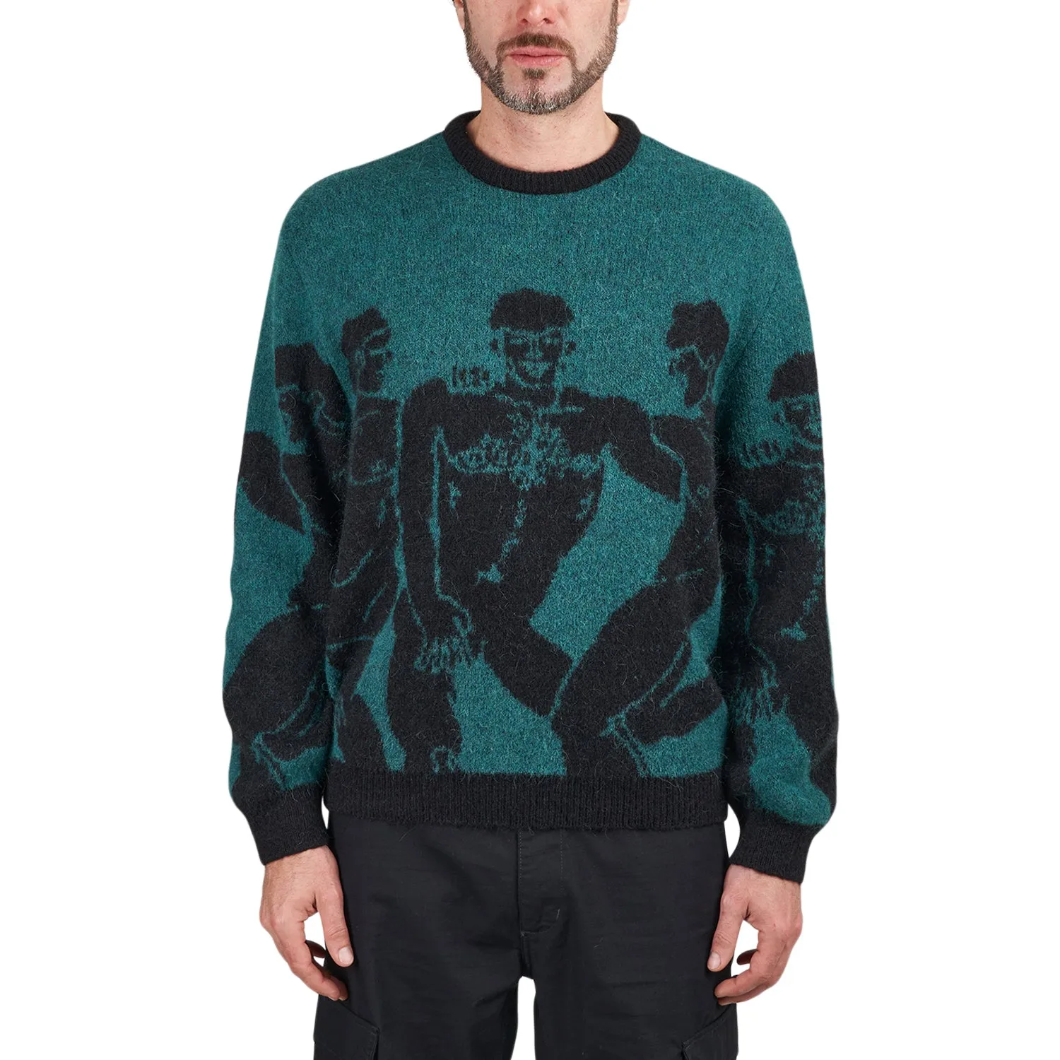 Green Black Carne Bollente B.F.F. Sweater