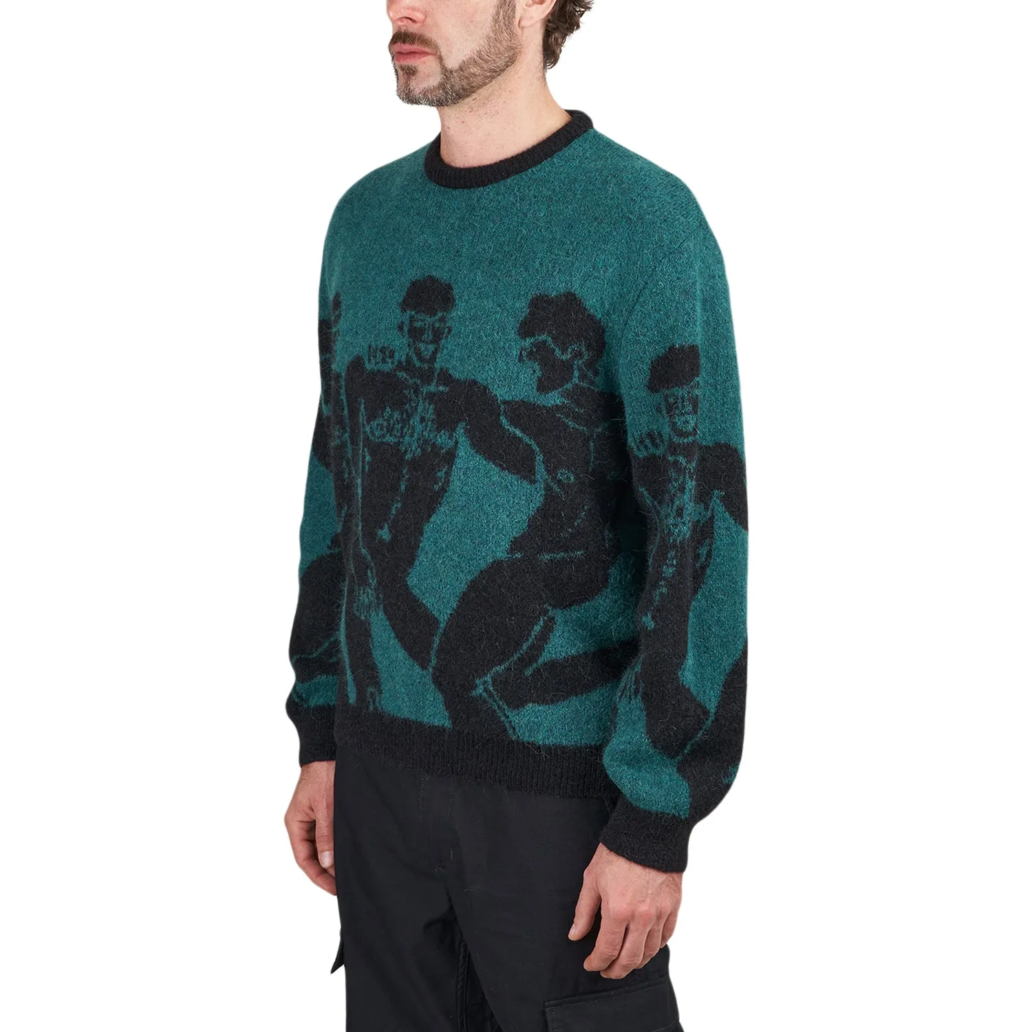 Green Black Carne Bollente B.F.F. Sweater