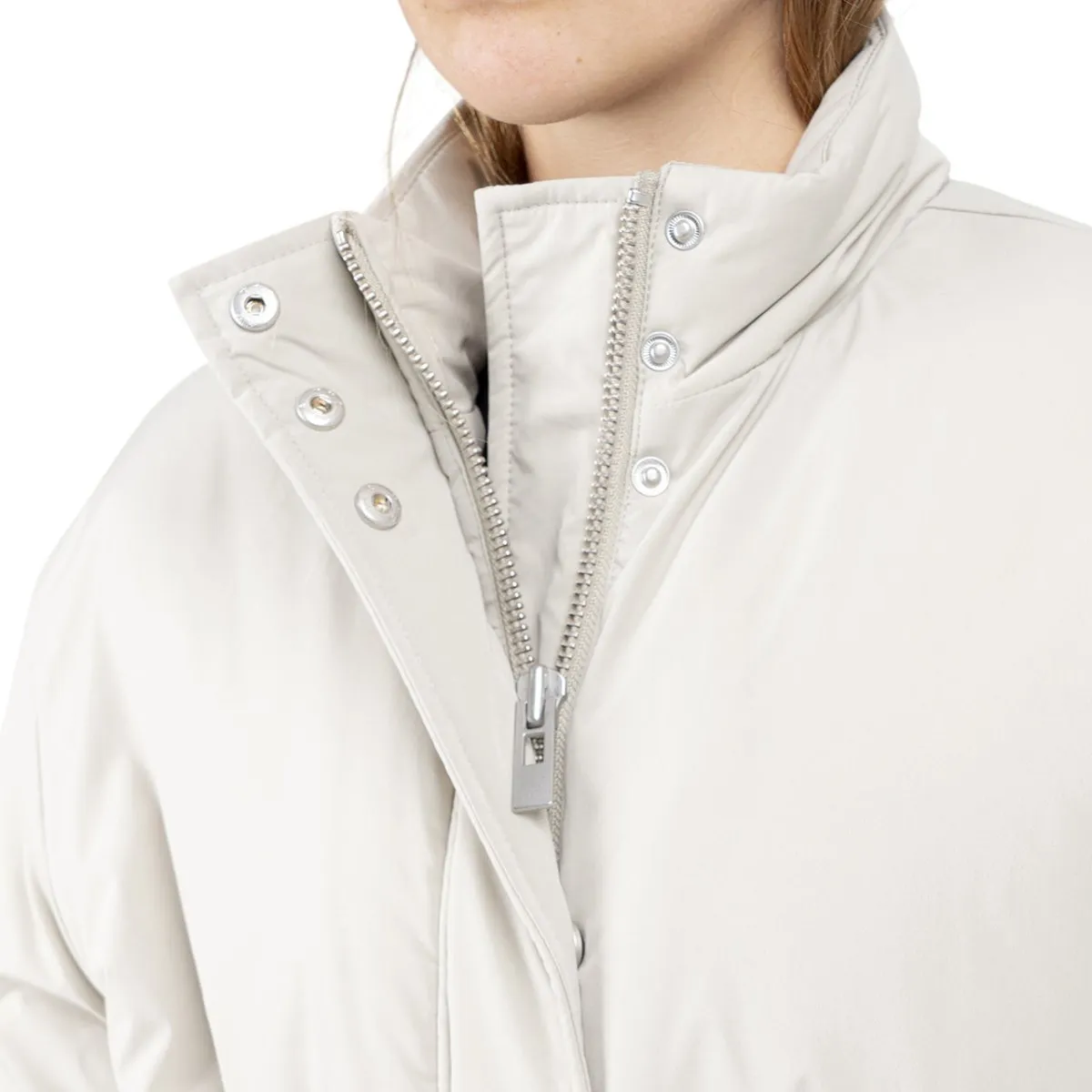 Greige Han Kjobenhavn Padded Coat.