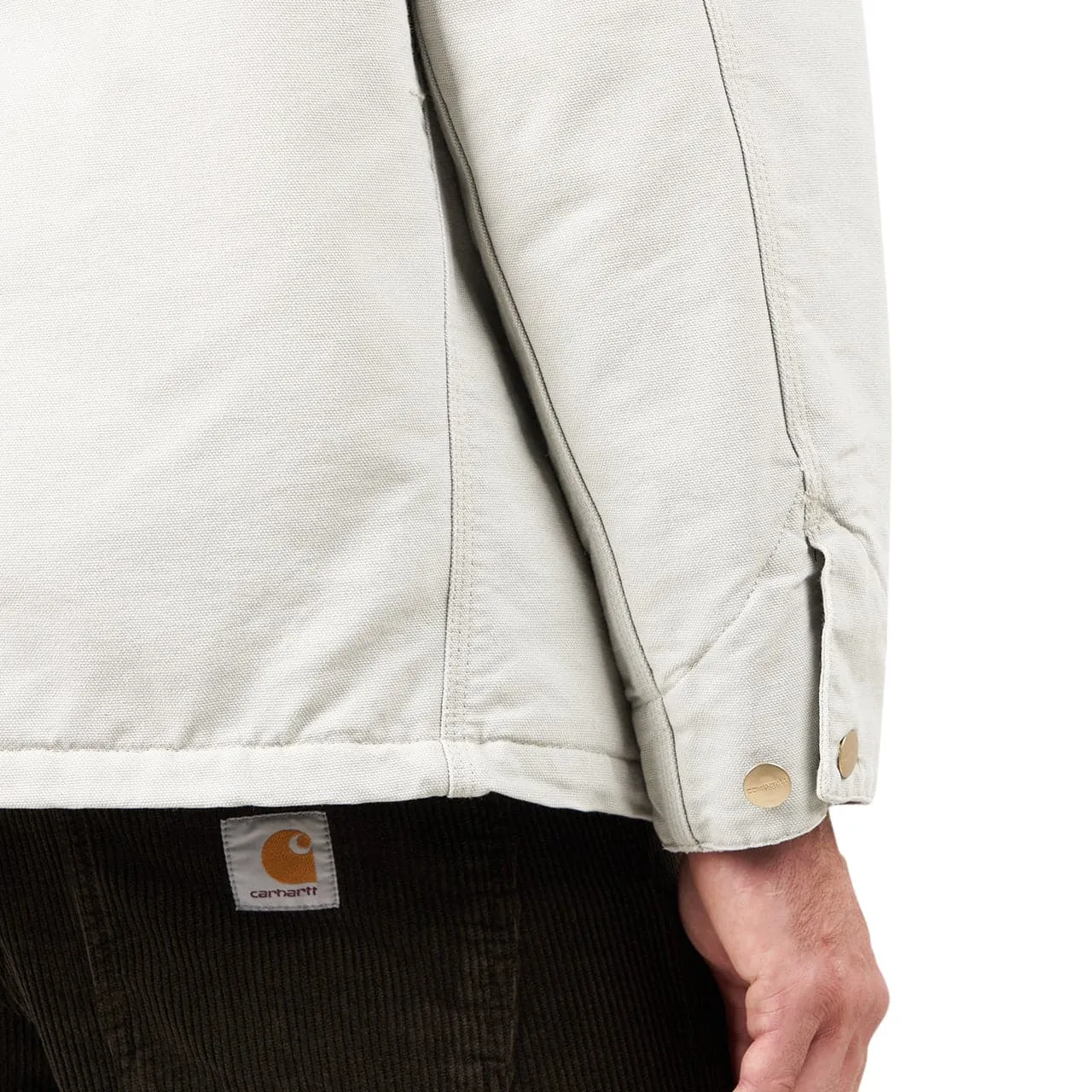 Grey Carhartt WIP OG Chore Coat.