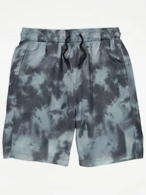 Grey Tie Dye Lightweight Shirt and Shorts Outfit | Kids | George at ASDA