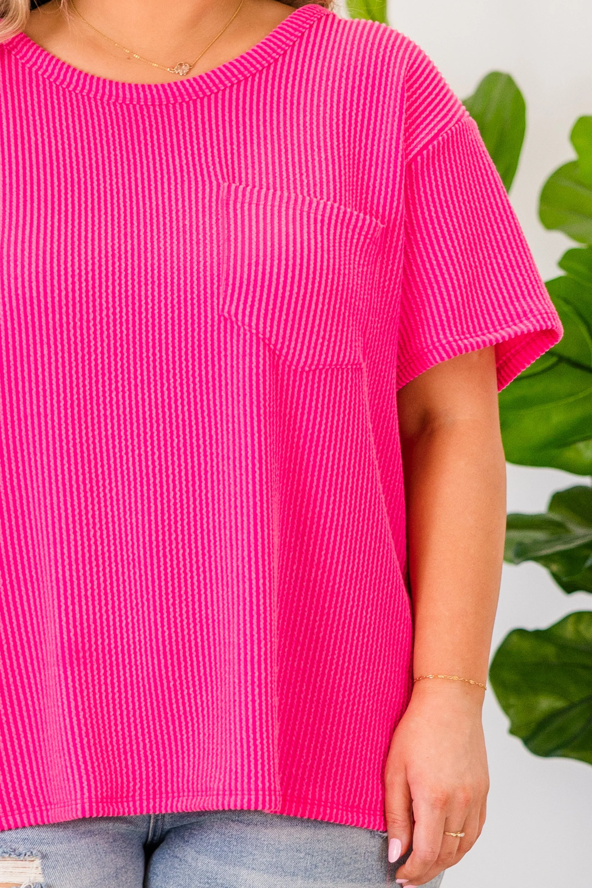 Headliner Top - Hot Pink