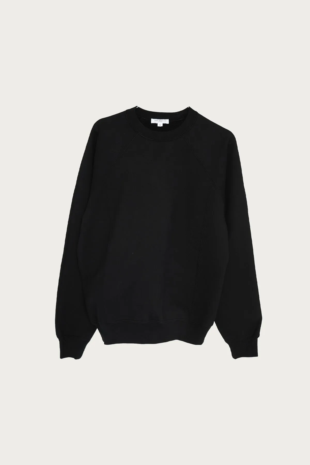 Heavy Gusset Crewneck - Black