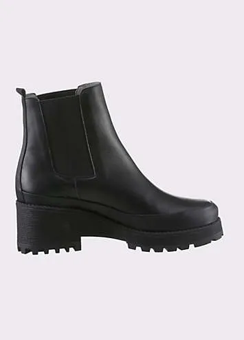 Heine Leather Chelsea Boots at Grattan Store