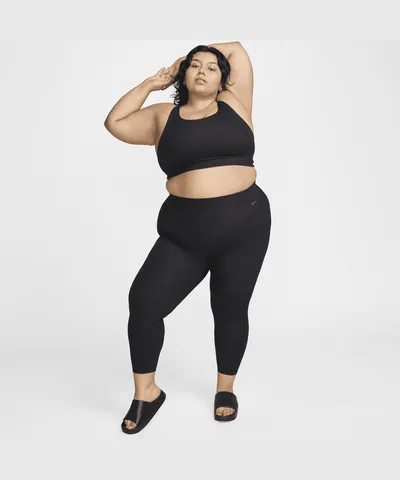 High-Waisted 7/8 Leggings with Gentle-Support by Nike in Plus Size