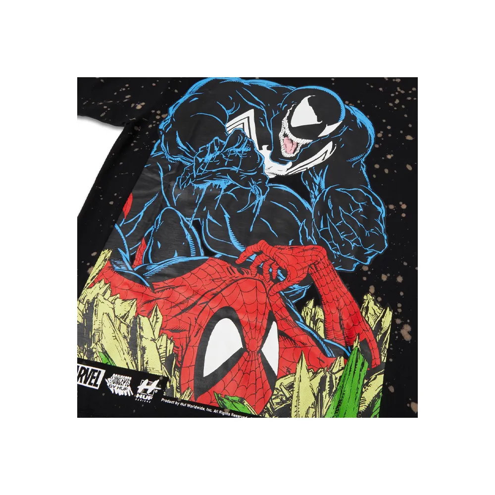 Huf X Marvel Venom Is Back Short Sleeve T-shirt Black TS02059
