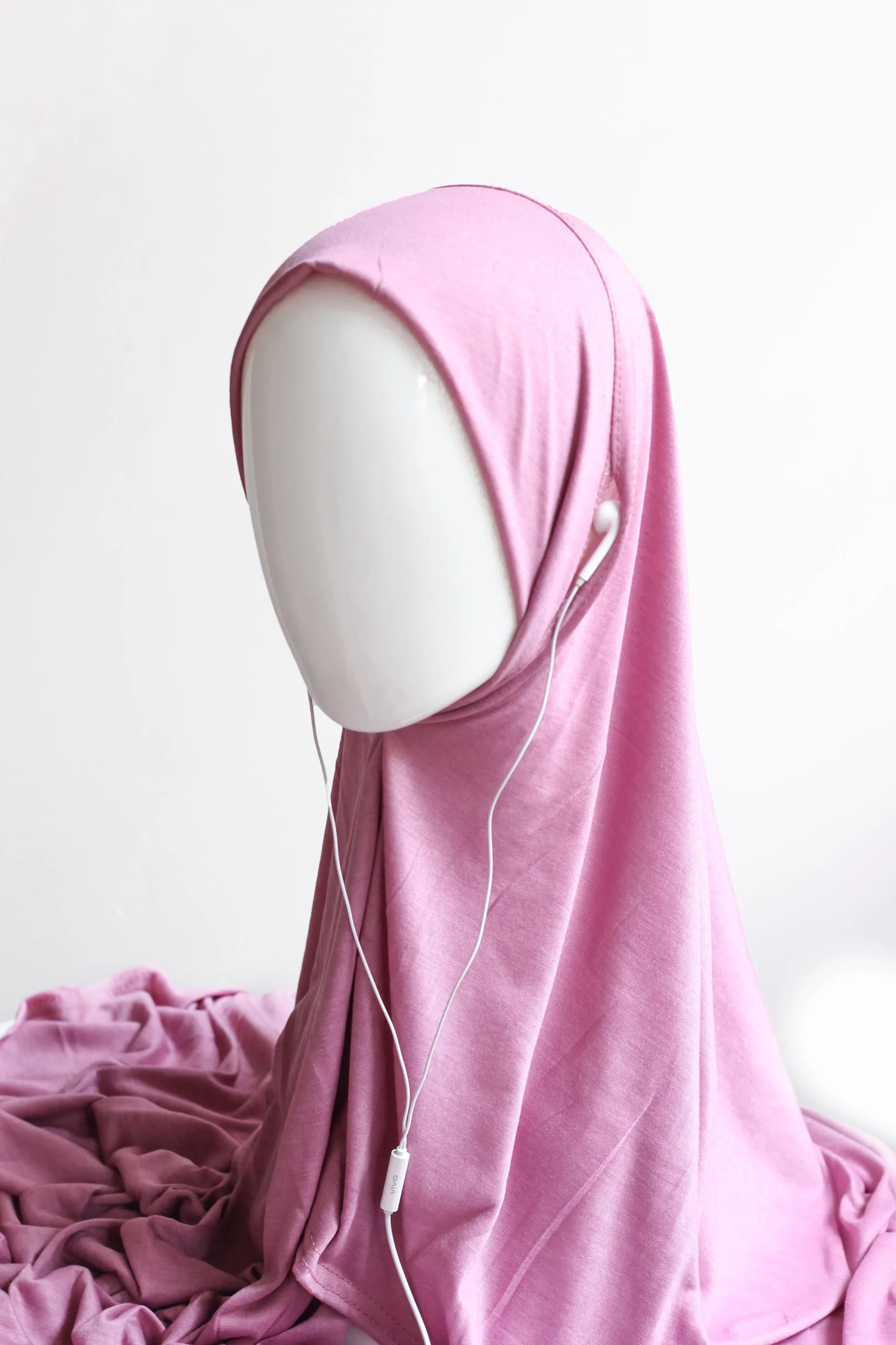 Instant Jersey Hijab - Rosy - Access Available