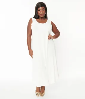 Ivory Slip Maxi Dress - Elegant and stylish ivory maxi dress.