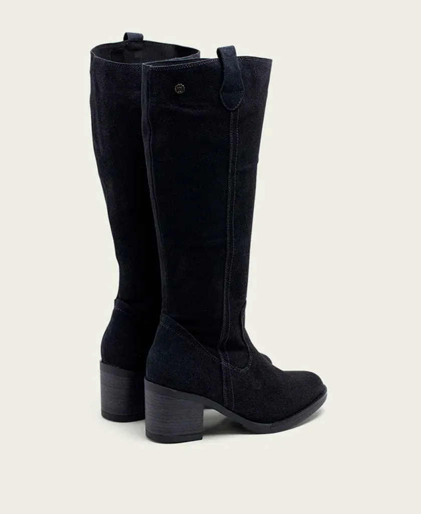 Jimae 4647 high boots with side zipper