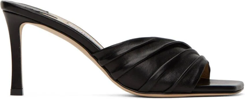 Black Jimmy Choo Basil 75 Heeled Sandals