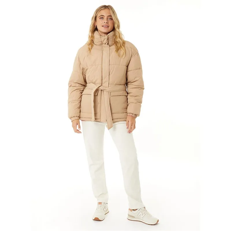 JJXX Women's Ellen Puffer Coat - Cornstalk