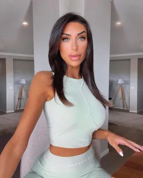 KG Luxe Sage Cropped Top